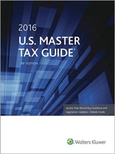 2016 Master Tax Guide